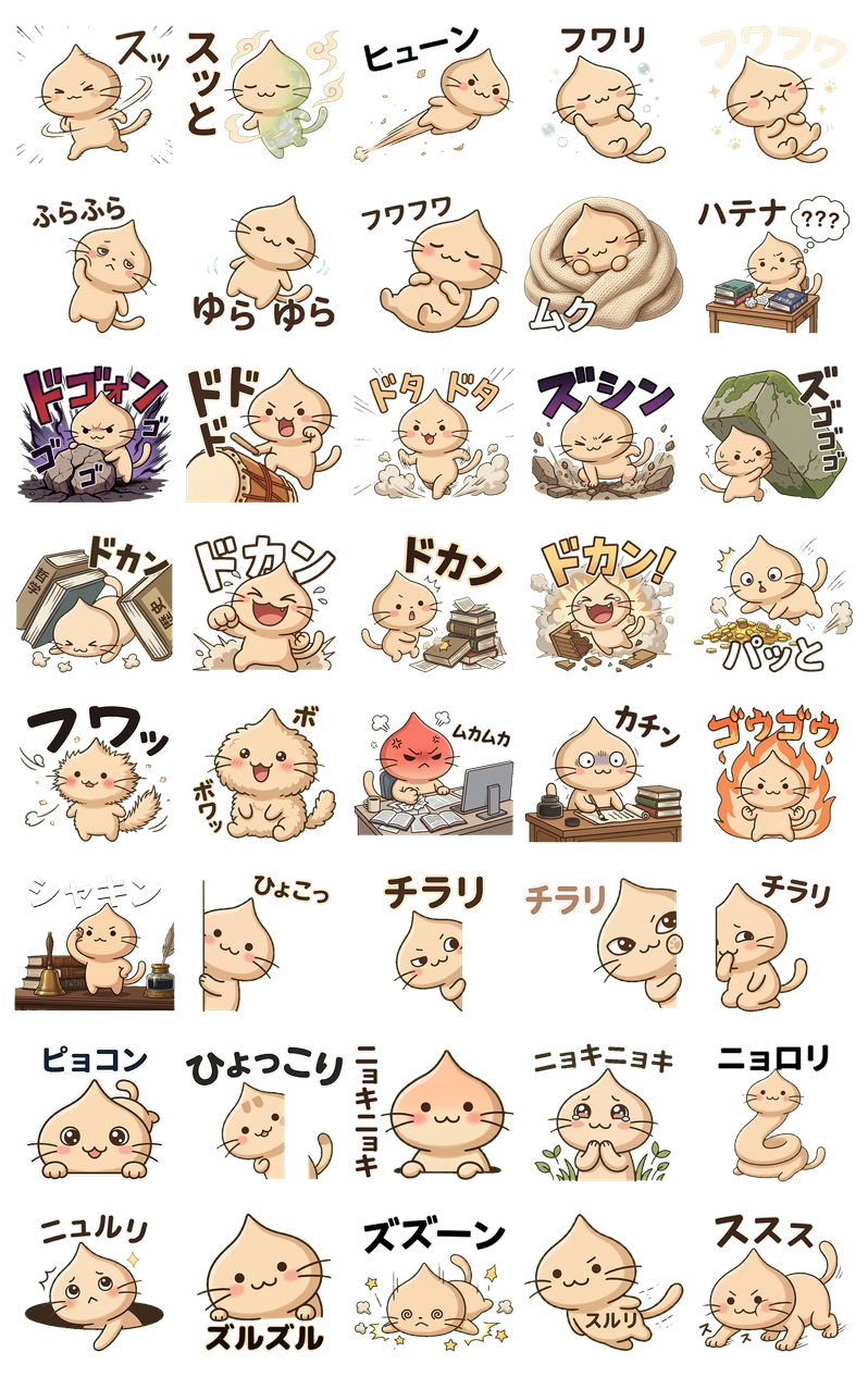 にんにくネコ Normal Part5 〜オノマトペ・効果音編〜 のプレビュー