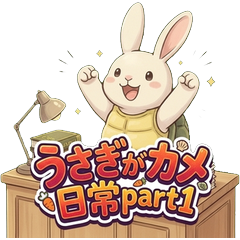 うさぎがカメ 日常 Part1 〜毎日のリアクション編〜